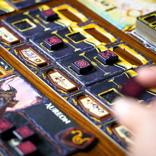Miniatura 3 de an Age Contrived Juego de mesa competitivo de construcción de motores y dioses de fantasía Fabricado por Bellows Intent (Edición Core)