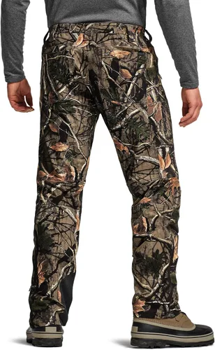 Miniatura 2 de CQR - Pantalones tácticos de invierno para hombre, diseño térmico tipo cargo con forro de vellón para exteriores, esquí, nieve y senderismo