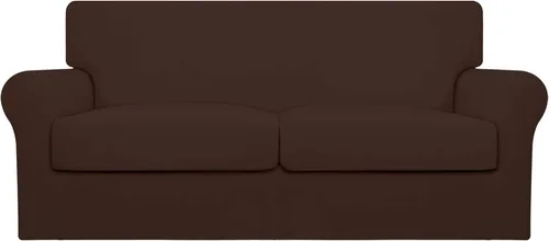Miniatura 114 de Easy-Going Funda de sofá suave y elástica de 3 piezas para perros, funda de sofá lavable para sofá de 2 cojines separados, protector elástico