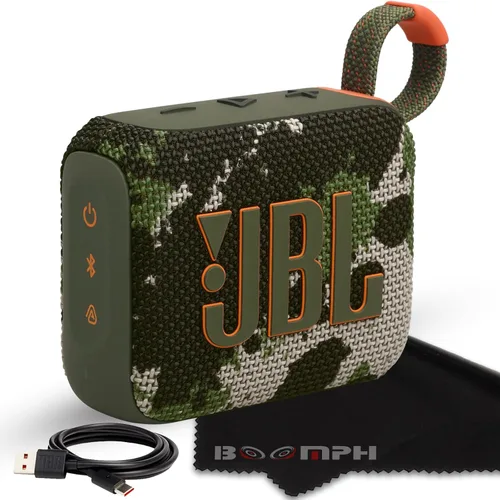 JBL Go 4 - Altavoz inalámbrico Bluetooth portátil, IP67 resistente al agua y a prueba de polvo, batería incorporada – Squad – Solución integral de
