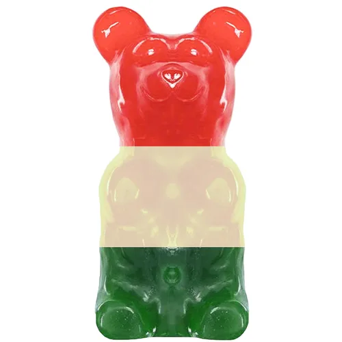 Miniatura 30 de El Oso de Goma ORIGINAL Más Grande del Mundo® Creado por The Gummy Bear Guy® Aproximadamente 5 libras Banana