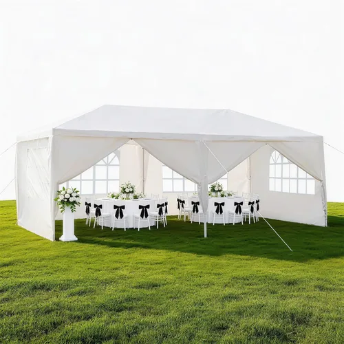 Miniatura 15 de Outvita Tienda de campaña para fiestas al aire libre, toldo para patio, carpa con paredes laterales extraíbles, tienda de campaña instantánea