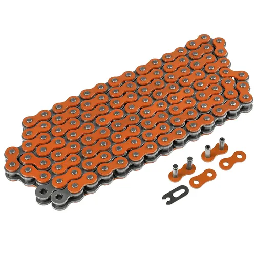 Miniatura 6 de Caltric Cadena de transmisión naranja compatible con Kawasaki Ninja 300 Ex300 Abs 2013 2014 2015 2016 2017
