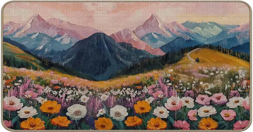 Miniatura 41 de Tapete divertido para puerta de campista de 17 x 30 pulgadas, regalos de campamento para hombres y mujeres, alfombras de campista