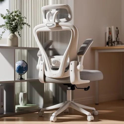 SeekFancy Silla de Oficina Ergonómica M903, Silla de Escritorio para Computadora con Ruedas, Silla de Oficina de Malla de Respaldo Alto con Soporte