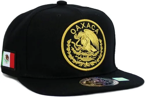 Gorra de béisbol bordada con logotipo federal del estado de México, gorra de béisbol con visera plana