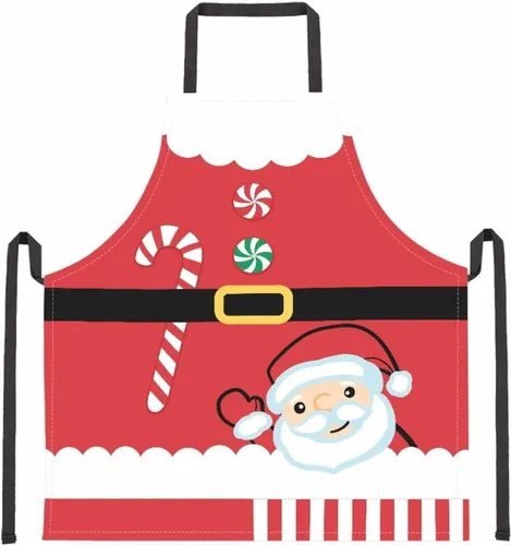 Miniatura 47 de Dreaweet Delantal de cocina unisex con cuello ajustable de Navidad