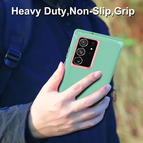 Miniatura 5 de MXX - Funda compatible con Samsung Galaxy S23 Ultra, 3 capas de protección completa, resistente, resistente, a prueba de golpes y polvo, para 23