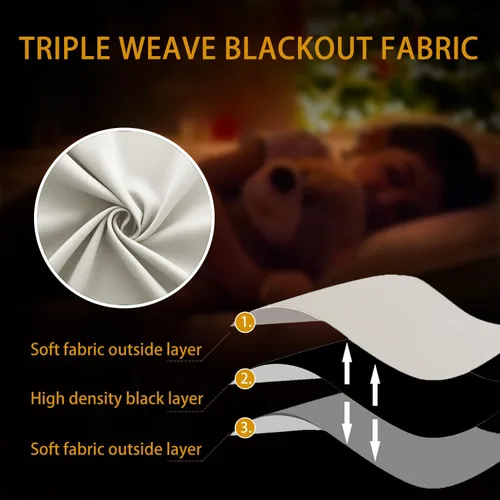 Miniatura 7 de KOUFALL Cenefa beige para ventanas de 16 pulgadas de largo, cortinas cortas para filtrar la luz sobre el fregadero