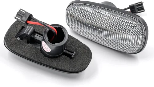 Miniatura 2 de Luces de marcador laterales LED ámbar secuenciales para Cadillac STS DTS Escalade 2005-2011 Lente transparente Led Guardabarros delantero repetidor