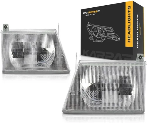 Miniatura 7 de KarParts360: Para Ford E-350 Club Wagon faro Asamblea 2003 2004 2005 lado del conductor w/bombillas para FO2502153