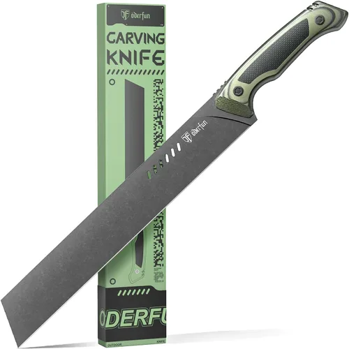 Miniatura 7 de Cuchillo de Utilidad de Cocina de 5.5 Pulgadas - Acero Alemán de Espiga Completa Resistente al Óxido, Mango G10 - Cuchillo de Chef Profesional