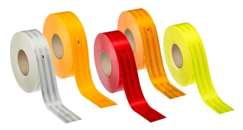 Miniatura 3 de 3M Reflectores de grado de diamante 989-74-3, ámbar, 3 pulgadas de diámetro, 50/paquete