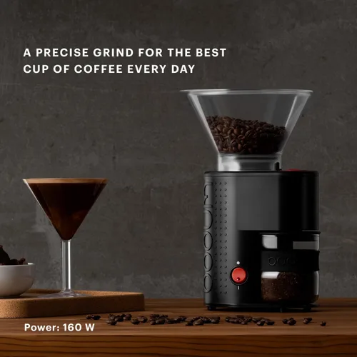 Miniatura 2 de Molino de café eléctrico con cuchillas Bodum Bistro, Negro