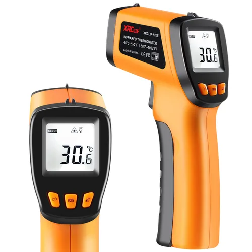 Termómetro infrarrojo para pistola de temperatura, termómetro digital láser infrarrojo sin contacto, pistola de temperatura, termómetro IR de