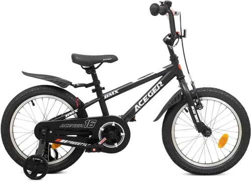 Miniatura 2 de ACEGER Bicicleta para niños de 2 a 10 años, estilo BMX, para niños y niñas de 2 a 10 años, bicicleta para niños de 12, 14 y 16 pulgadas, con ruedas