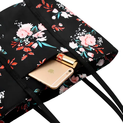 Miniatura 7 de Bolso de hombro floral para mujer, impermeable, para adolescentes, playa, escuela