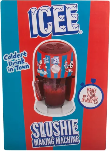 Miniatura 4 de ICEE Slushie Snow Cono Machine Bundle. Auténtica máquina de afeitar de hielo ICEE para encimera casera, paquete de 4 jarabes ICEE y 20 vasos