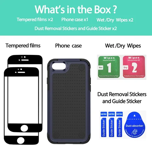 Miniatura 214 de Jeylly Funda para iPhone SE/Funda para iPhone 5S, Exterior de Plástico Duro que Absorbe Golpes + Interior de Silicona de Goma Defensor contra