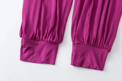Miniatura 29 de Pantalones de algodón modal para mujer de AvaCostume, pantalones suaves para practicar yoga o deportes.