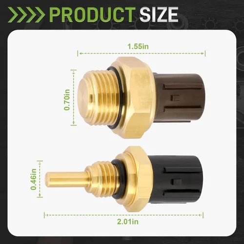 Miniatura 2 de Sensor de temperatura del refrigerante con conector de sensor de temperatura del refrigerante compatible con Honda Civic Compatible con Isuzu Oasis
