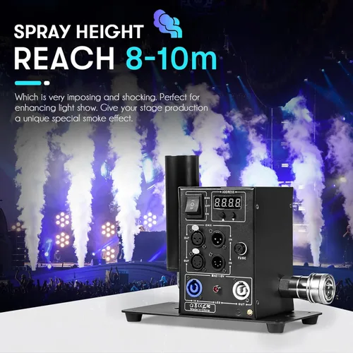 Miniatura 2 de Máquina de chorro de CO2 digital DMX CO2 Máquina de niebla Máquina de efecto de etapa de control DMX para espectáculo de eventos de DJ de escenario