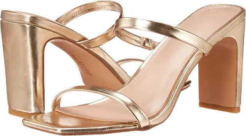 Miniatura 6 de The Drop - Sandalias de tacón alto Avery con dos correas y punta cuadrada para mujer