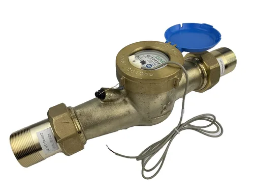 Miniatura 19 de DAE Medidor de agua caliente sin plomo MJ-75R NTEP, acoplamientos NPT de 3/4", salida de pulso, galón