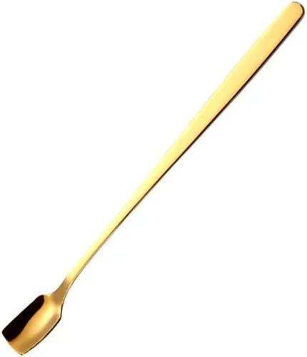 Miniatura 15 de COMIART - Cucharas de té helado de mango largo para mezclar, 6.7 pulgadas, cabeza cuadrada, cucharaditas de café, cucharas de cóctel, ideal para uso
