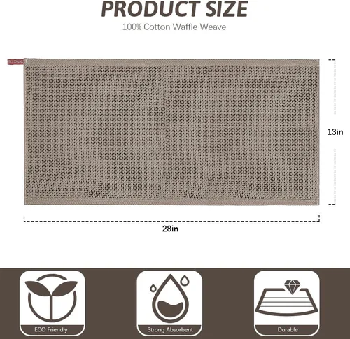 Miniatura 2 de Nialnant Paquete de 6 toallas de cocina, súper absorbentes y suaves para secar platos, utensilios de cocina, trapos de limpieza, toallas de mano, 13