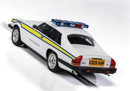 Miniatura 4 de Scalextric Jaguar XJS - Coche de carreras C4224 Slot 1:32, blanco, amarillo y azul