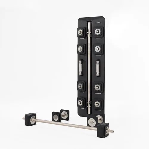 Miniatura 2 de DHT - Juego de mancuernas ajustables con estante, juego de mancuernas de peso libre multiusos, no se ruedan, juego de pesas para el hogar, gimnasio