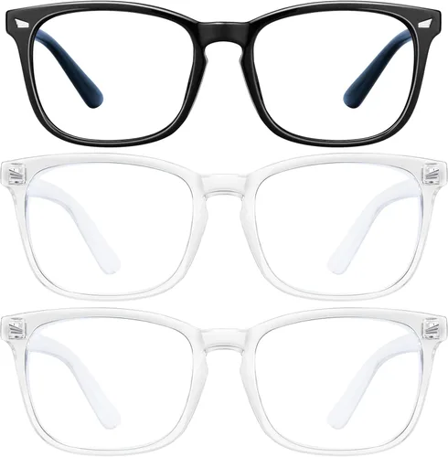 Miniatura 18 de hunsquer Gafas de luz azul para mujer/hombre, gafas de luz azul para computadora negro (806803blacktoucha)