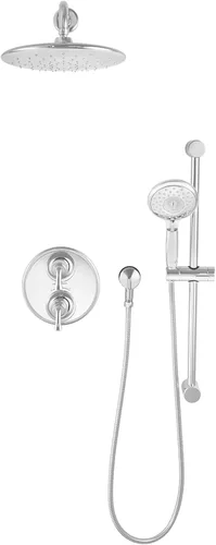 Miniatura 6 de American Standard 9038001.002 Spectra - Cabezal de ducha de lluvia con ahorro de agua, 11 pulgadas, 1,8 GPM, cromo pulido