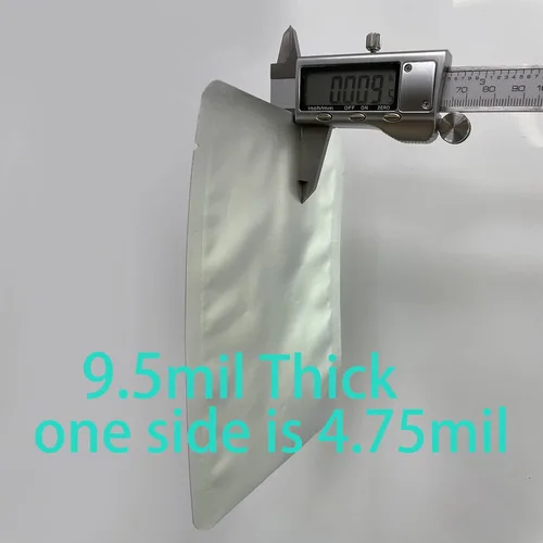 Miniatura 6 de 50 bolsas de Mylar de 3/4 de pinta para almacenamiento de alimentos, bolsas termosellables de almacenamiento para alimentos, granos de café, té