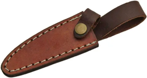 Miniatura 3 de SZCO Cuchillo Bowie Full Tang de 7 pulgadas, cuchillos de campamento con hoja de acero inoxidable, mango de hueso recto y funda, cuchillo