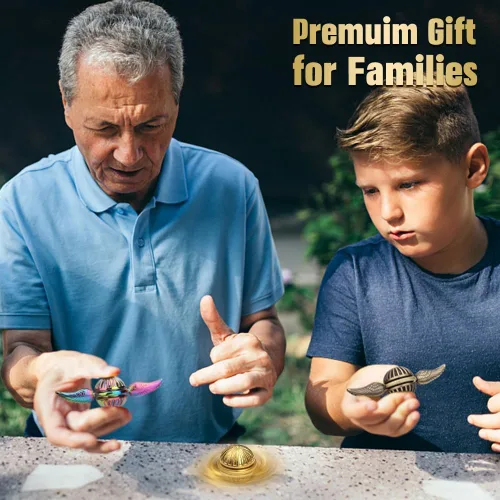 Miniatura 4 de Juguete Fidget Spinner de Metal para Niños y Adultos, Spinner de Mano para Dedos, Giroscopio de Punta de Dedos, Regalo de Cumpleaños, Adorno