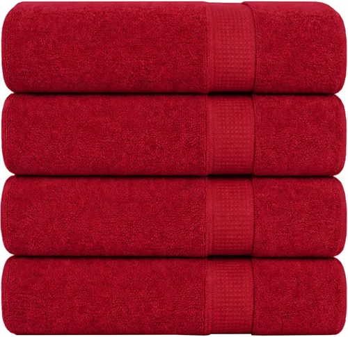 Miniatura 37 de GOLD TEXTILES Toalla 100% algodón, paquete de 12, 13 x 13 pulgadas, color blanco, ultra suave, altamente absorbente, de larga duración y de secado