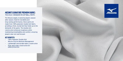 Miniatura 5 de Mizuno Pantalón bombilla, con presillas para cinturón, para mujer. Negro-blanco