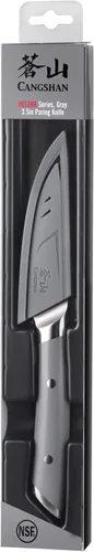 Miniatura 7 de Cangshan HELENA Serie Alemán Acero Forjado 3.5" Cuchillo de Pelar con Funda (Gris)