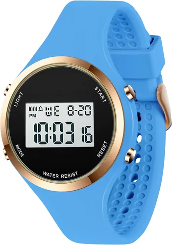 Miniatura 18 de Women LED Display Elecreonic Watch Fashion Chrono Alarm Digital Clock Woman Outdoor Sport Wirstwatch