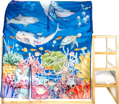 Miniatura 4 de Tienda de campaña para cama IKEA Kura para niños Niños juegan o duermen fuerte para interiores Tienda de campaña para niños Litera Kura