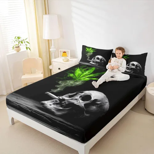 Miniatura 16 de Erosebridal Juego de funda de edredón con diseño de farol de calabaza, tamaño individual, decoración de Halloween, para niños, adolescentes