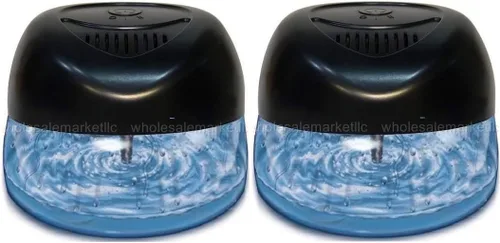 Bluonics Fresh Aire - Paquete de 2 lavadores de aire a base de agua, revitalizador de aire y ambientador de habitación con 4 botellas de fragancia,