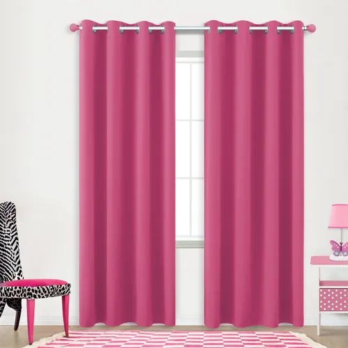 Miniatura 137 de Cortinas opacas de 72 pulgadas extra anchas para dormitorio, puerta corrediza de vidrio y patio, 2 paneles con ojales para oscurecer ventana grande