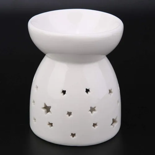 Miniatura 6 de Horno de cera, calentador de horno de aceite de cerámica para hornos de cera perfumada, soporte de luz de té, lámpara de fragancia nocturna
