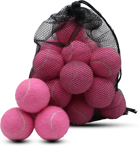Miniatura 10 de Swingers Pelotas de tenis, pelotas de ejercicio de entrenamiento para mascotas, pelotas de tenis de práctica de alta elasticidad para principiantes