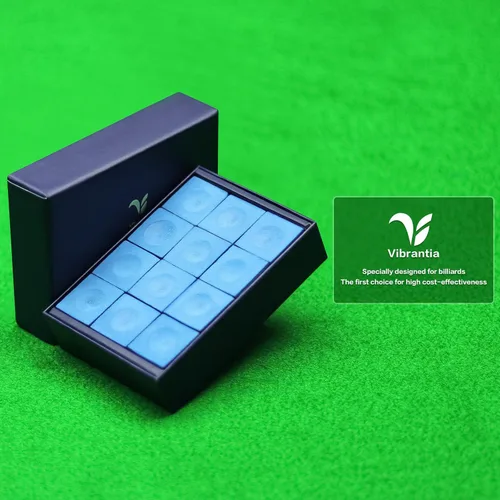 Miniatura 7 de Pro Pool Cue Chalk, Tournament Standard Billiard Chalk, 12 Cubes/Box with Travel Storage Box,Low Dust, Super Dense, Suitable for Snooker/Pool/8-Ball