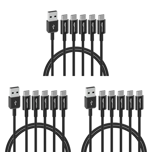 Miniatura 15 de Amazon Basics - Cable de carga rápida USB-C a USB-A 2.0, velocidad de 480 Mbps, certificado USB-IF, para Apple iPhone 16/15, iPad, Samsung Galaxy