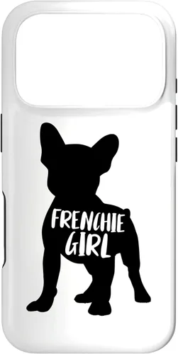 Miniatura 30 de Funda para iPhone 17 con diseño de bulldog francés con diseño divertido de Frenchie Girl